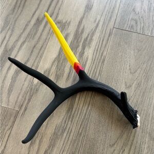 Large Neon Chevron Antler